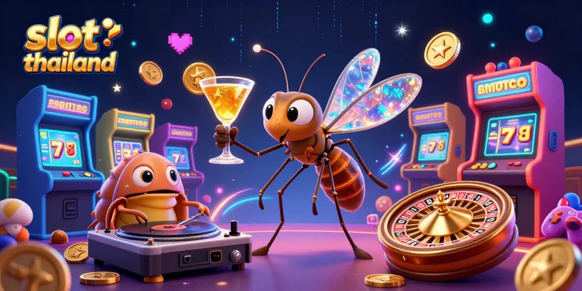 Experience the vibrant thrill at slot thailand with lively casino characters and exciting gaming elements.