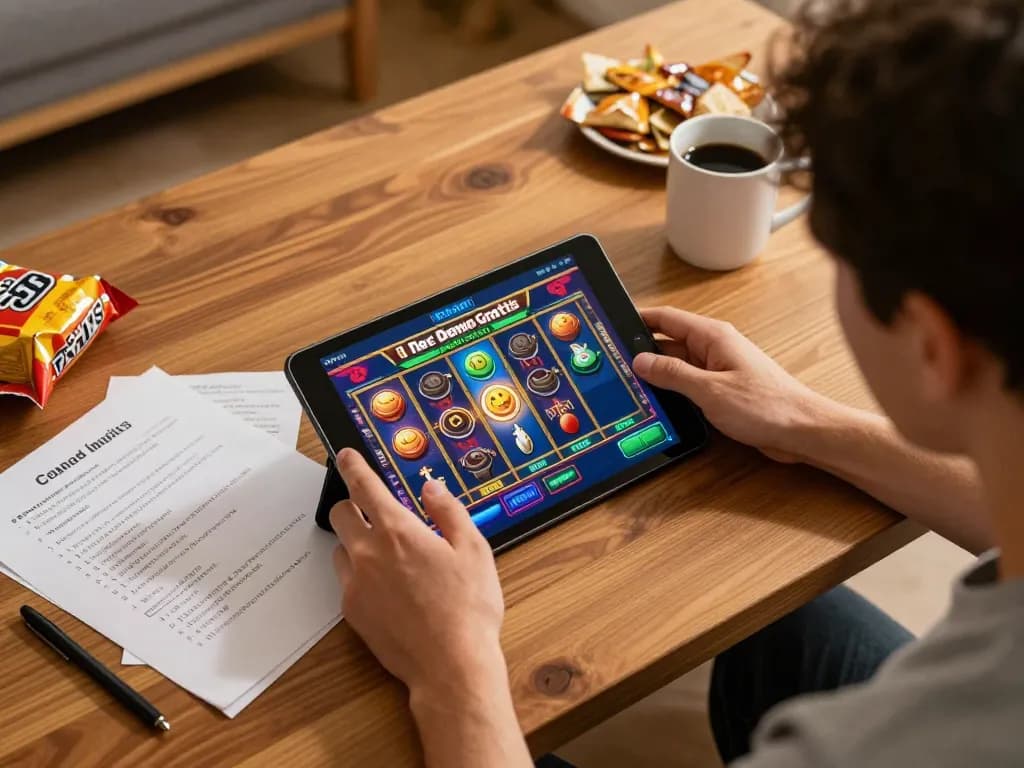 Bermain PG Soft Demo Gratis sambil menganalisis strategi taruhan dengan catatan dan makanan ringan di suasana rumah yang nyaman.
