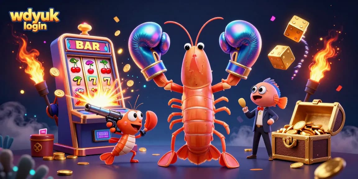 Experience exciting gameplay at wdyuk login with vibrant slot machines and animated creatures in action.