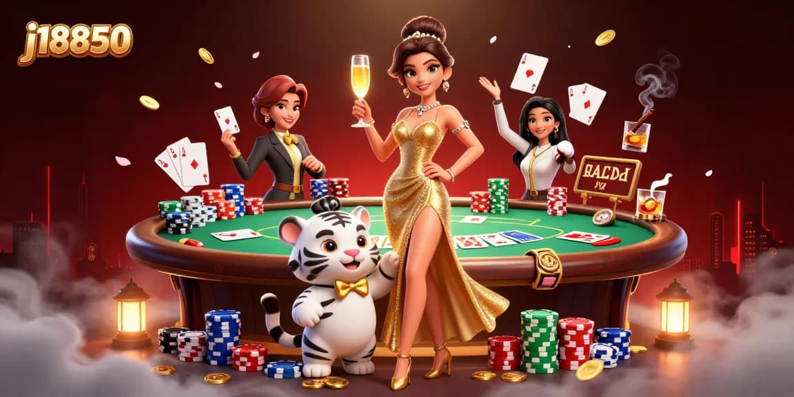 Play along with j18850 in this vibrant casino scene featuring glamour and excitement.