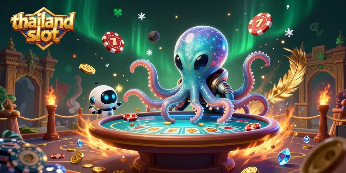 Win big with thailand slot action at an alien-inspired holographic poker table