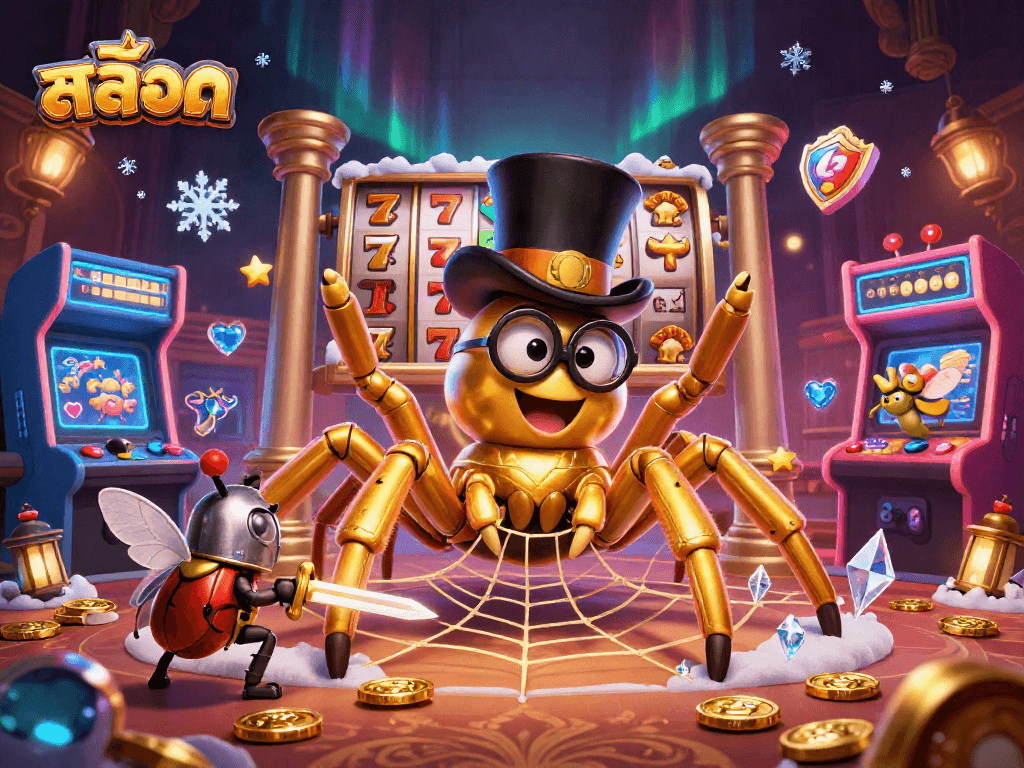 Spin the reels and win big withสล็อต in a vibrant casino scene packed with action.
