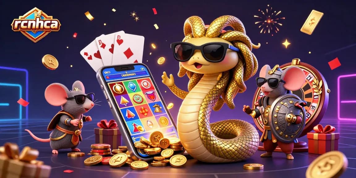 Engage with rcnhca's vibrant casino scene featuring Medusa and warrior mouse amidst a dynamic slot game.