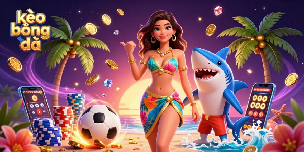 Bet on kèo bóng đá with engaging visuals of gameplay and betting strategy in a vibrant casino scene.