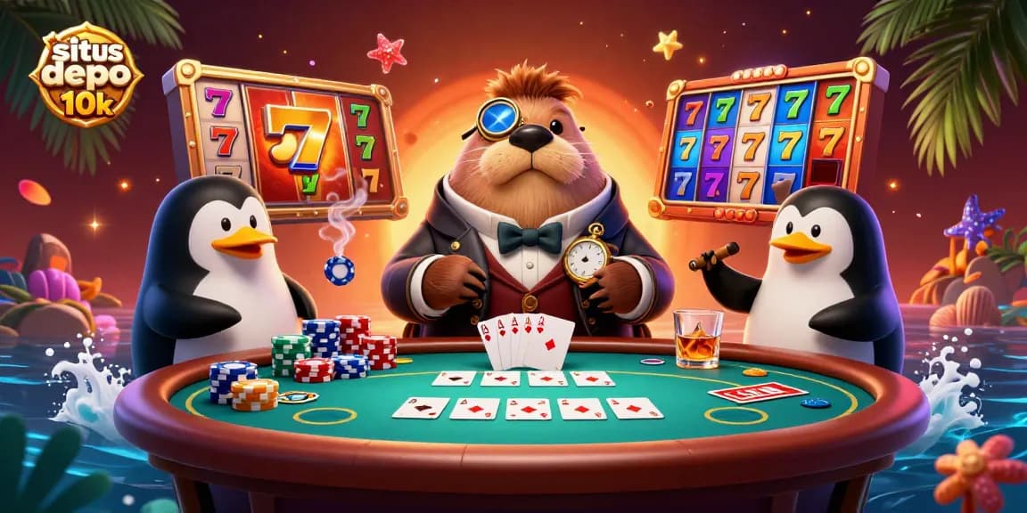 Spin the reels on situs depo 10k for exciting gameplay with vibrant slot elements and charming characters.