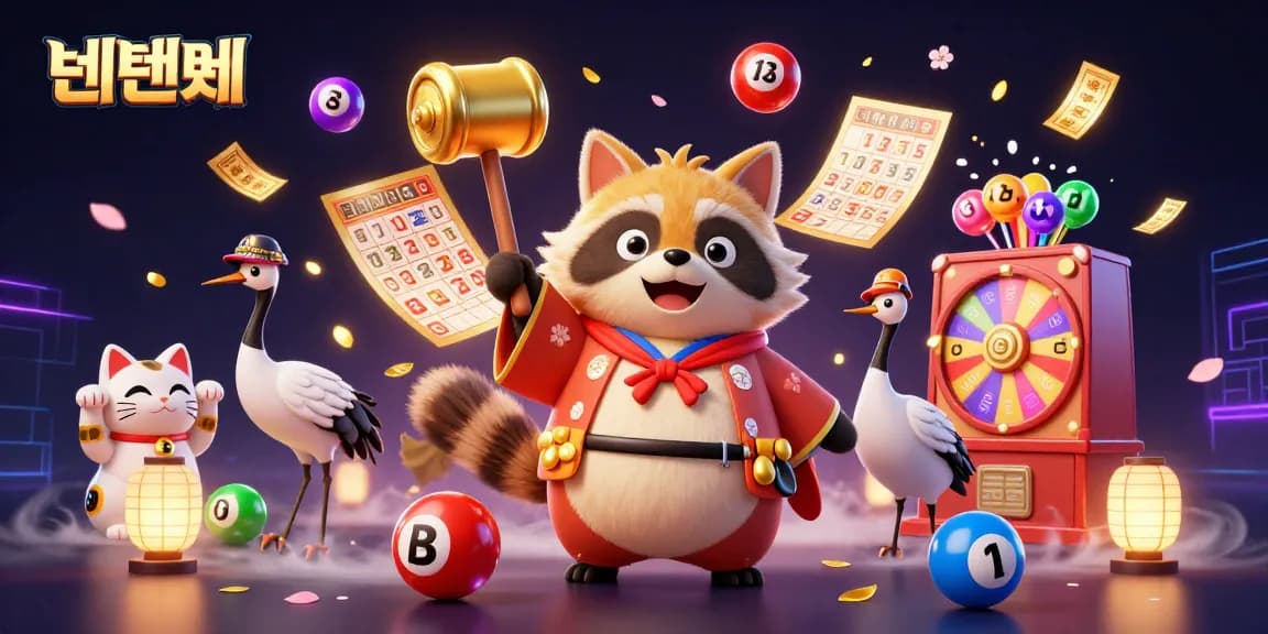 Experience winning with 텐텐벳 in a vibrant and interactive casino adventure featuring cheerful characters and dynamic game elements.
