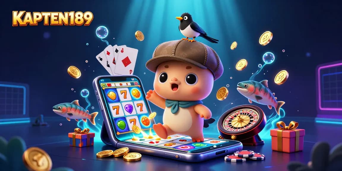 KAPTEN189 memikat dengan permainan slot penuh warna dan keceriaan Nessi yang lucu
