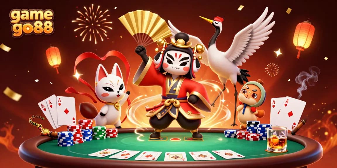 Engage with the thrilling game go88 amidst vibrant poker scenes and dynamic characters.