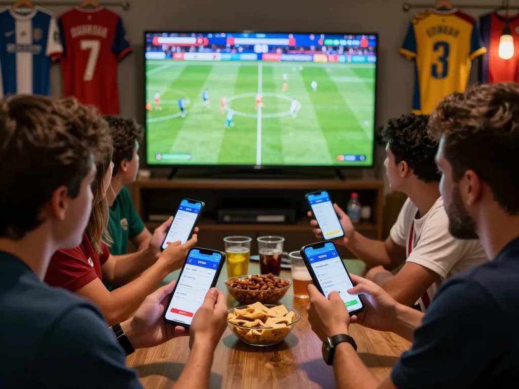 Teman-teman merayakan dan memasang taruhan link mix parlay selama Piala Dunia.