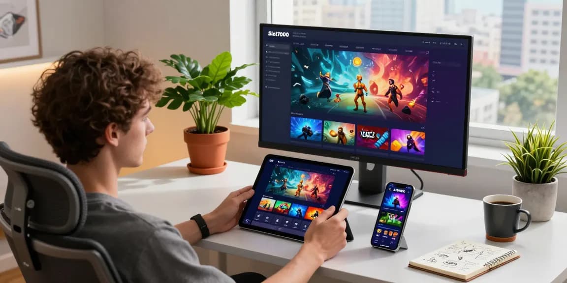 Elevate your gaming experience with slot7000 app on modern digital workspace.