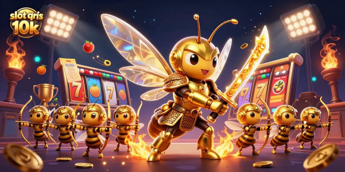 Experience thrilling gameplay with slot qris 10k featuring dynamic symbols and vibrant casino elements.