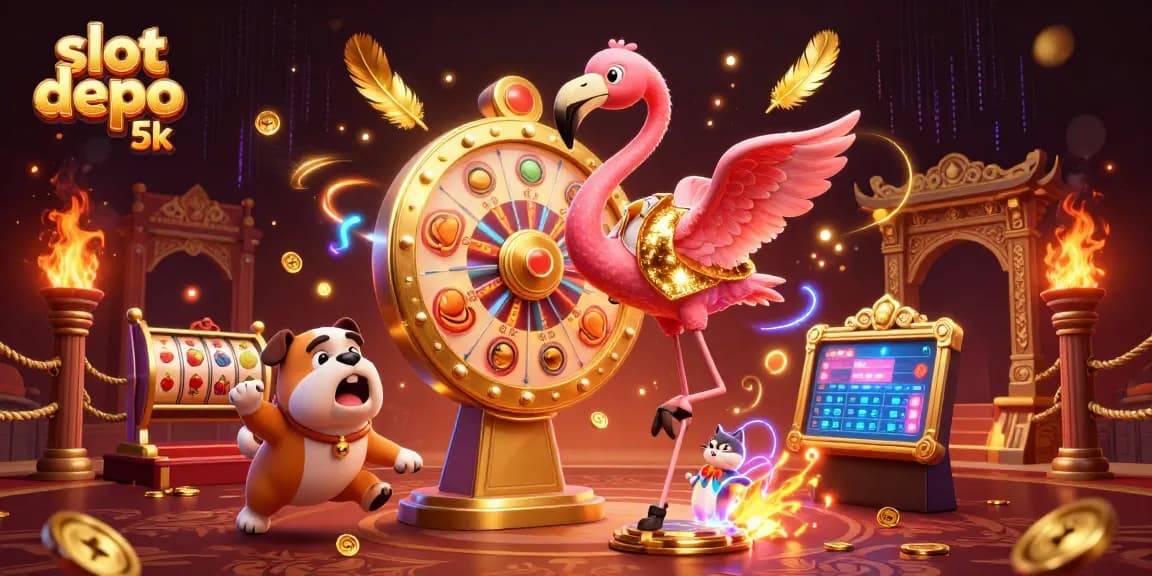 Slot depo 5k menawarkan kemenangan besar dengan simbol-slot menarik dan suasana permainan yang mendebarkan.