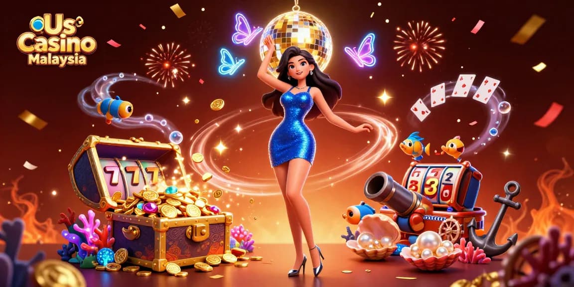 Experience the excitement of Us Casino Malaysia with vibrant slots and casino action.