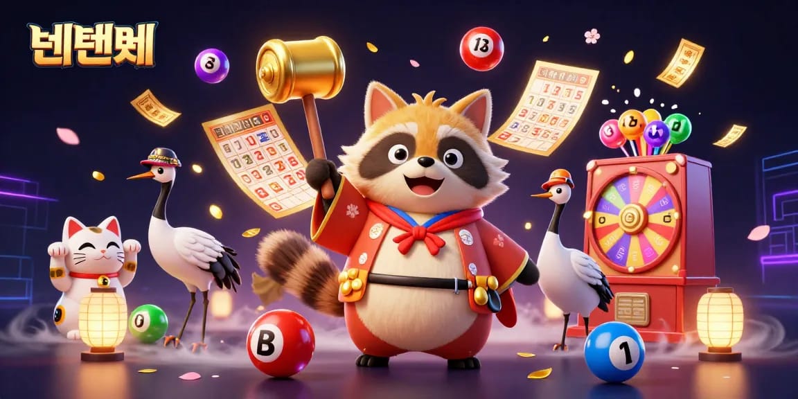 Experience winning with 텐텐벳 in a vibrant and interactive casino adventure featuring cheerful characters and dynamic game elements.