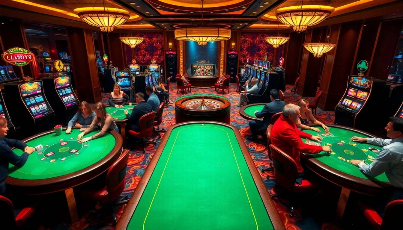 Experience excitement at Sunwin casino with vibrant gaming action and luxurious ambiance.