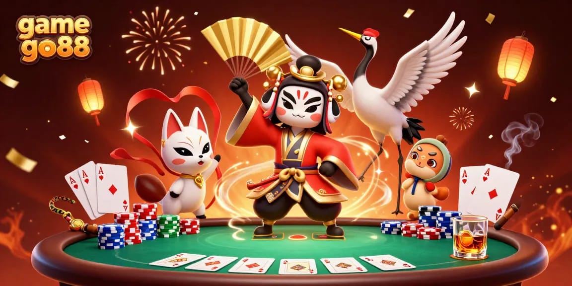 Engage with the thrilling game go88 amidst vibrant poker scenes and dynamic characters.