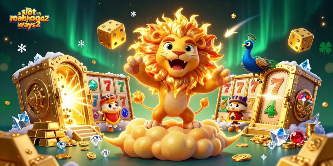 Join the excitement of slot-mahjongways2 as the sun lion roars amidst golden treasures.