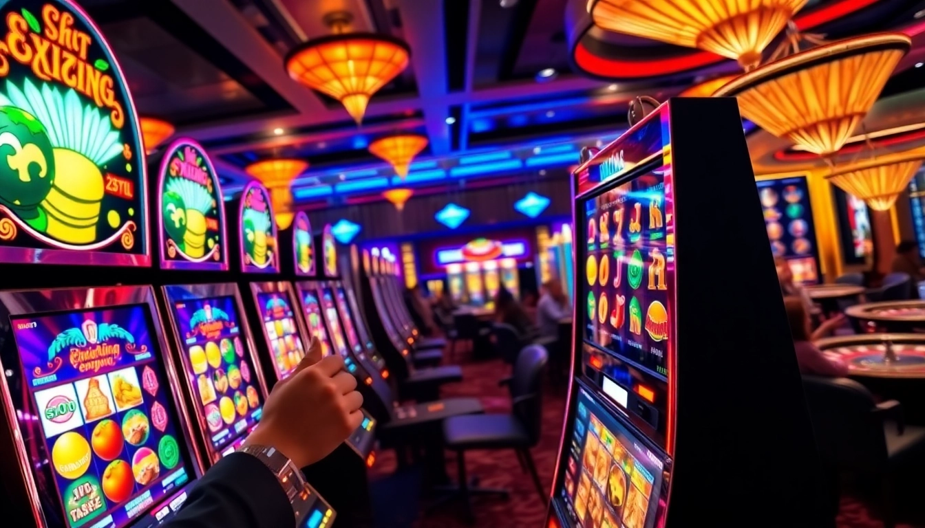 Experience the thrill of slot online with vibrant machines and engaging gameplay.
