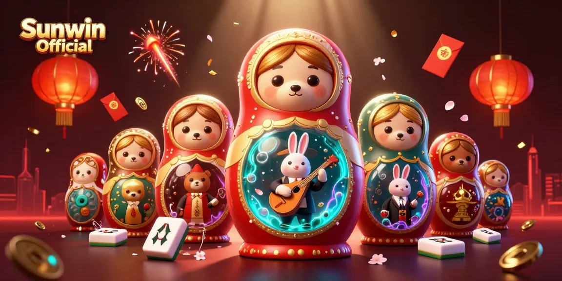 Play games at Sunwin Official with vibrant 3D characters and dazzling gambling elements