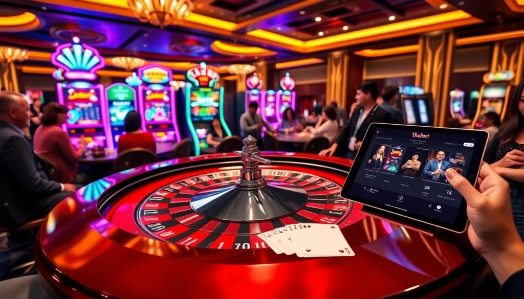 Experience high-stakes gambling excitement at https://thabet.vegas/ with a luxurious casino scene.