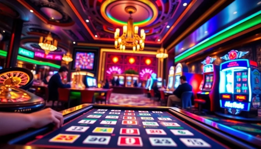 שחקו רמיקוב אונליין באווירה קזינית מפוארת מלאה באריחים צבעוניים ואלמנטים מרתקים של משחק.