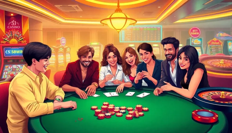 Enjoying a thrilling poker game at the table featuring strategies from https://58win.talk/ for improved wins.