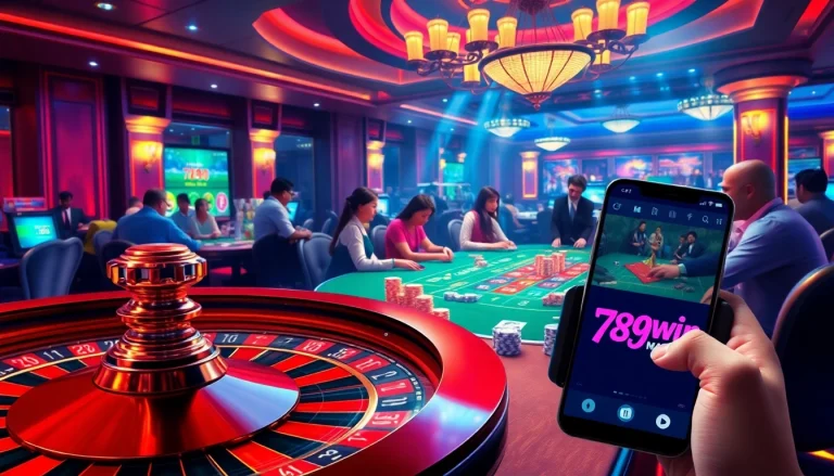 Gamble strategically with 789win at engaging casino tables featuring poker chips and roulette.