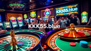 Experience high-stakes gambling at KK55.blue with vibrant roulette and blackjack tables full of excitement.